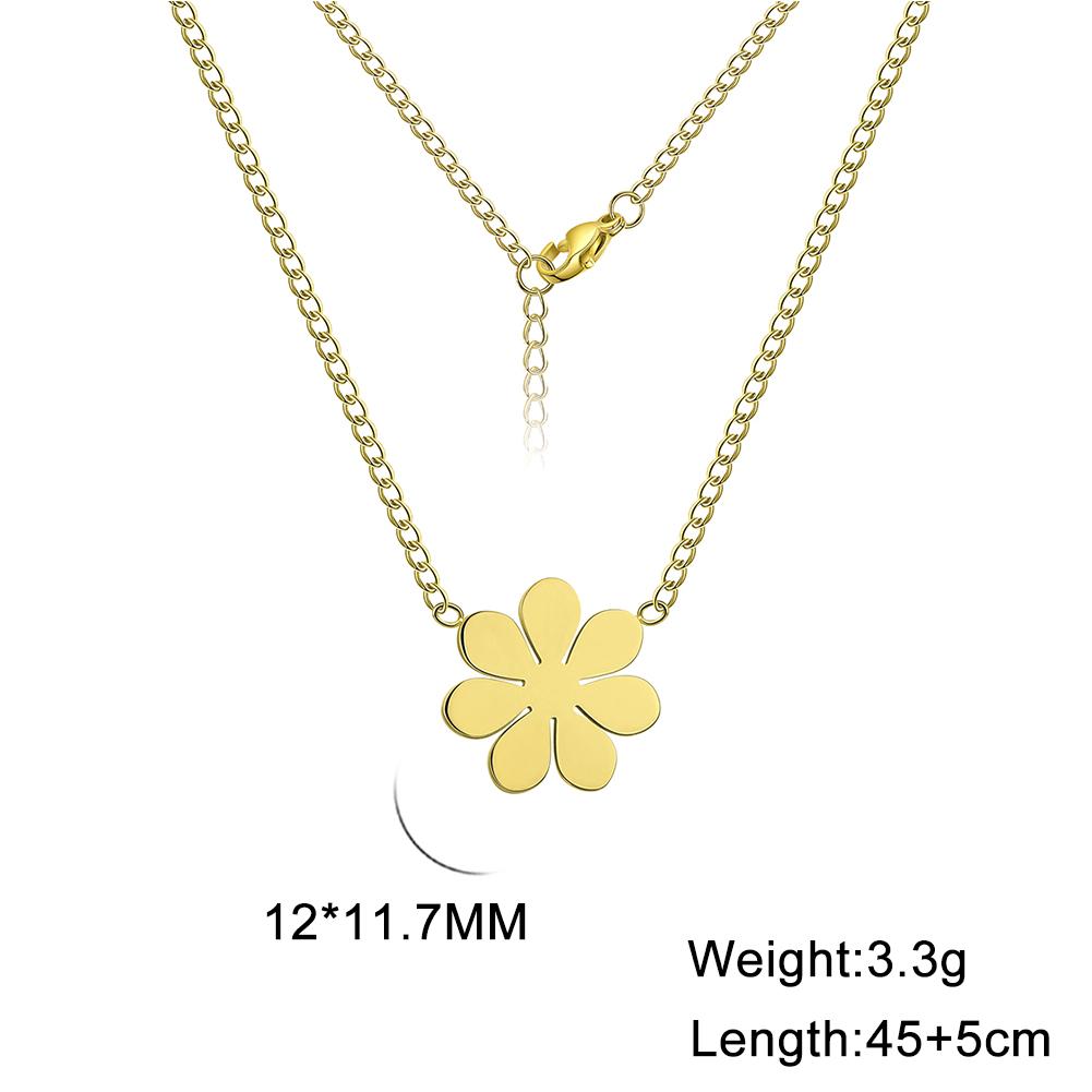 Cazador Gänseblümchen Anhänger Halskette für Damen Mädchen Edelstahl Goldfarbe Choker Kette Schmuck Muttertagsgeschenk 2026