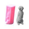 Heat Resistant Meerkats Candle Mold Nonstick Mould for Artistic Home and Event Decoration Flexible Silicone Form