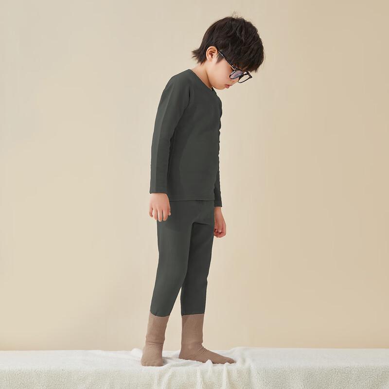 DuoDuoJia Boys  Skin-Friendly Winter Warm Long-Sleeve Pajama Set 130