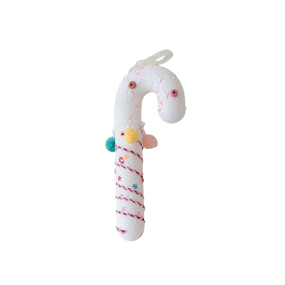 

Multicolor Christmas Lollipop Decorations Pink Candy Cane Ice Cream Doughnut Christmas Tree Embellishment Foam Scene Making