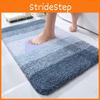 Simple Gradient Plush Floor Mat Bathroom Use To Water Absorption And Slip Anti