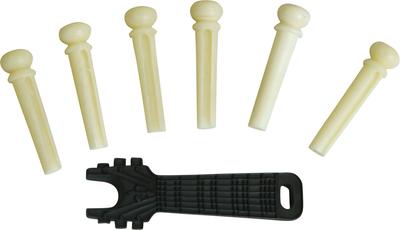 PICKBOY Bone Bridge Pins BP-150BN