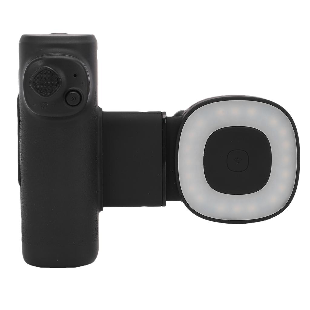 Smartphone Stabilizer Fill Light Aid 90 Degree Rotation Single Axis Handheld Phone Stabilizer for Outdoor Photography
