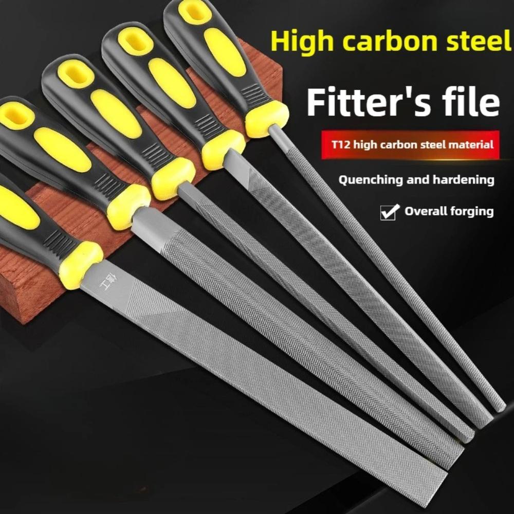 Schwerlast-Schleiffeilen-Satz aus Kohlenstoffstahl Grobzahnig Ergonomischer Griff für Metallbearbeitung Holzbearbeitung & Heimwerkerwerkzeuge