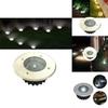 Solar Embedded Path Light With Bright White Led For Villa Garden And Yard Illumination