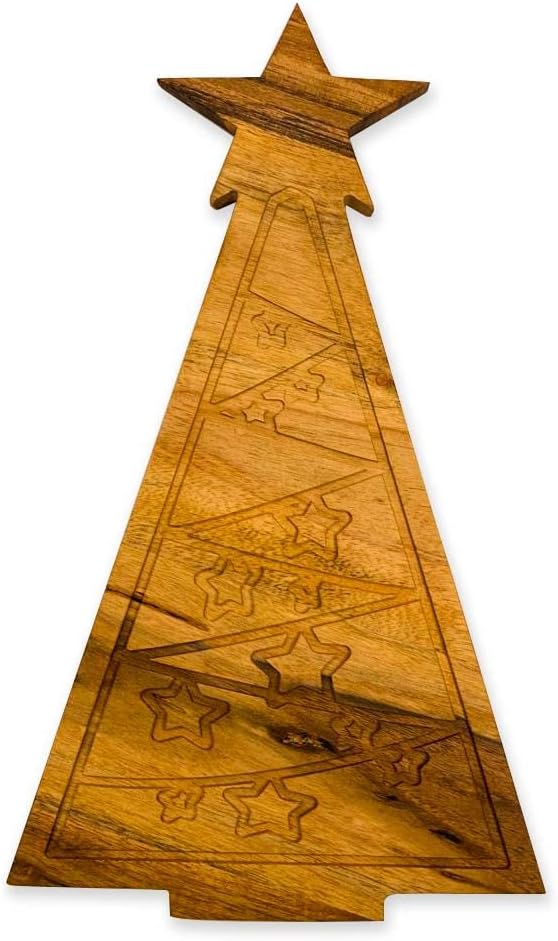 

Разделочная доска из органической акации для кухни, разделочная доска для сыра, мяса, овощей, фруктов и салата Large коричневый