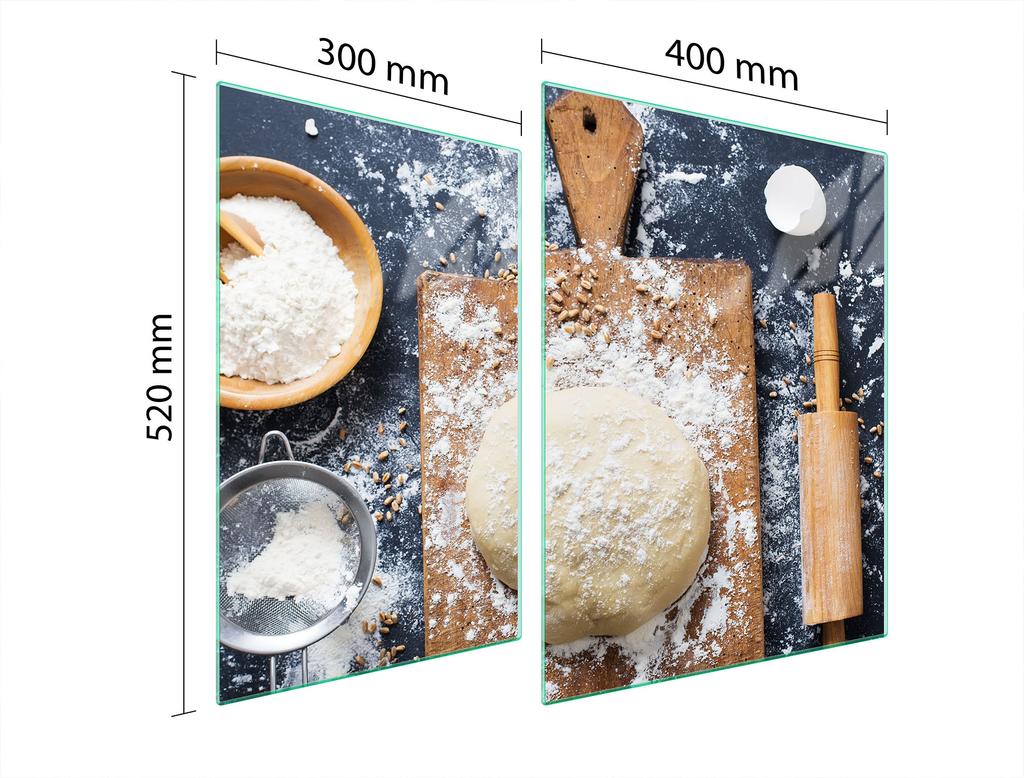 SZKLANA PŁYTA OCHRONNA NA KUCHENKĘ 70x52 KUCHNIA