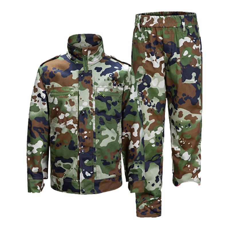 Kids' Camouflage Outdoor Training Uniform Set