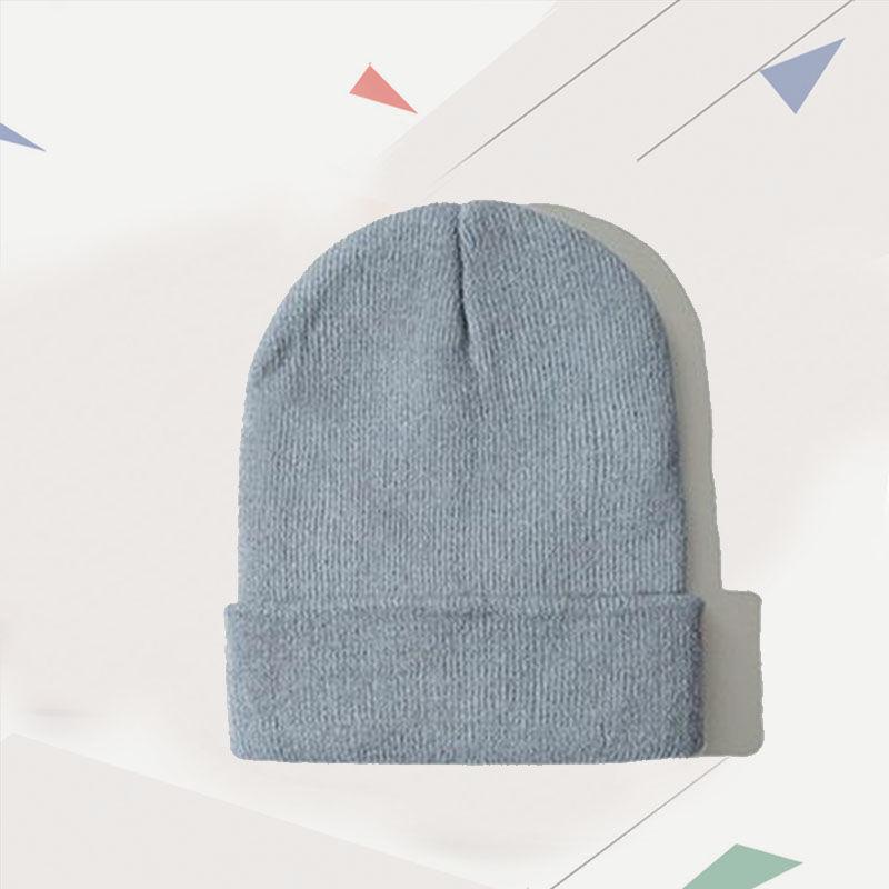 Custom Logo Winter Warm Beanie Personalized Embroidered Knitted Hat Team Stocking Skull Balaclava DIY
