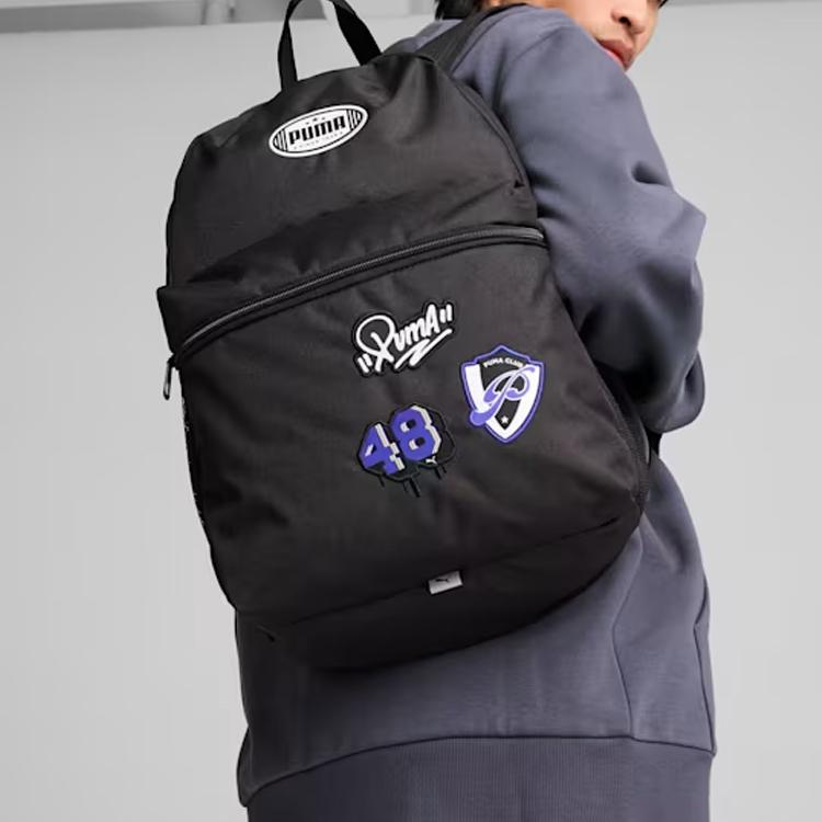New PUMA Fabric Backpack Unisex Black 090803-01