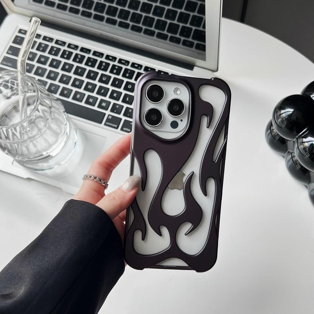 Summer Heat Dissipation Hollow-Out Anti-Fall Case for iPhone 16 Pro Max/13
