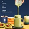 Portable Juicer Cup USB Rechargeable 400ML Portable Blender 40W Automatic Small Electric Juicer Wireless Smoothie Blender