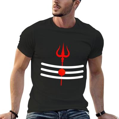 New Shiva Trishul T-Shirt Graphic T Shirt Tees Sweat Shirt T Shirt Man T Shirts for Men Graphic