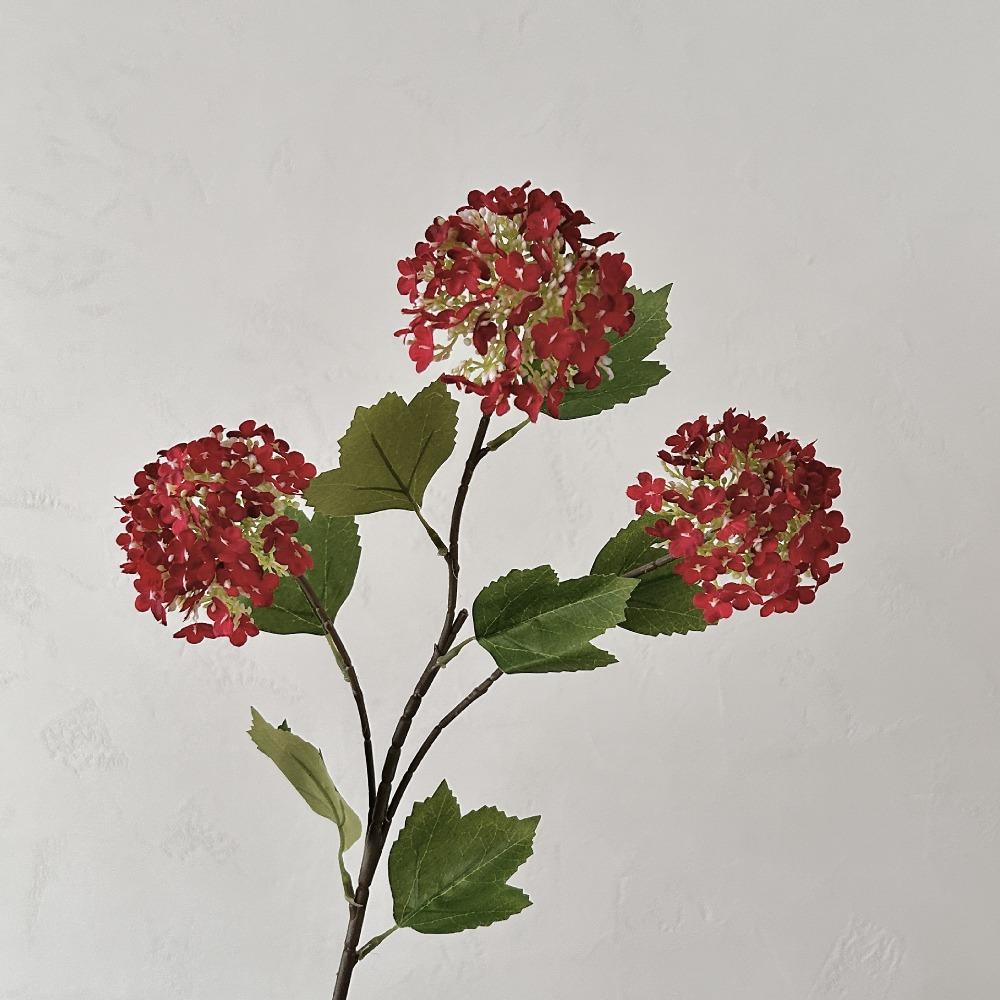 77cm Silk Hydrangea Flowers Real Touch Fake Plants Artificial Hydrangea Flowers  Party Decor