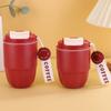 Small Capacity Stainless Steel Coffee Mug Mini Pumpkin Water Cup Thermo Bottle Dual Drink Cup  Home