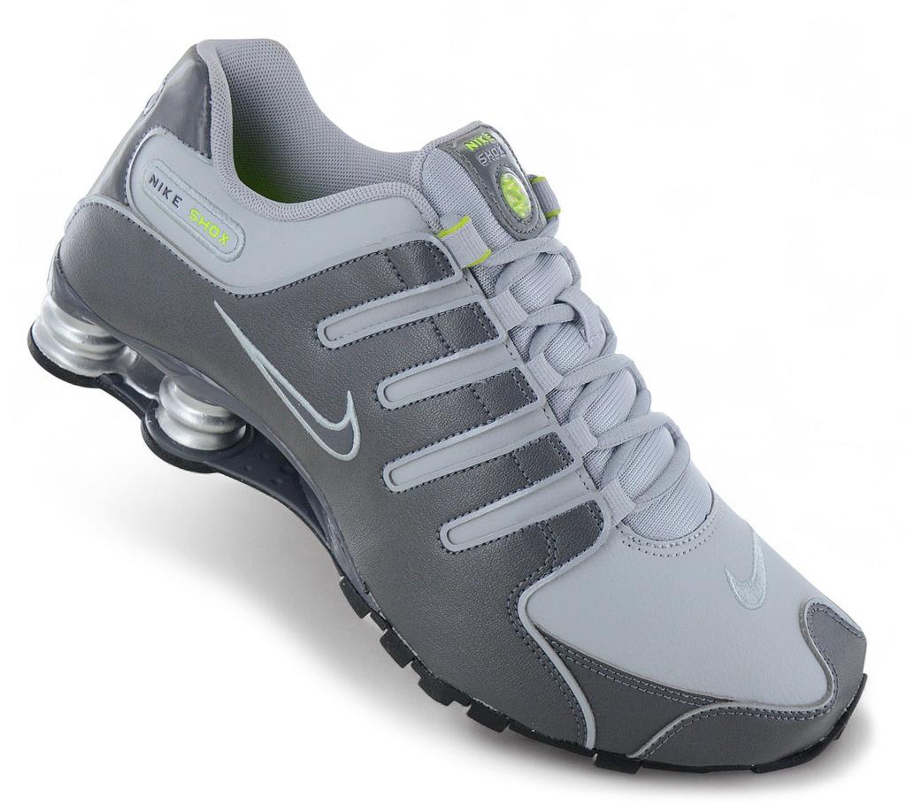 Nike Shox NZ - Herren Sneakers Schuh Grau 378341-009 ORIGINAL