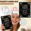 Girl Stick To The Plan Loss Journal For Women (14.8x21cm) - Spiral-Bound Wellness | Daily Food, Exercise & Goal Log | Compact Personal Diary For