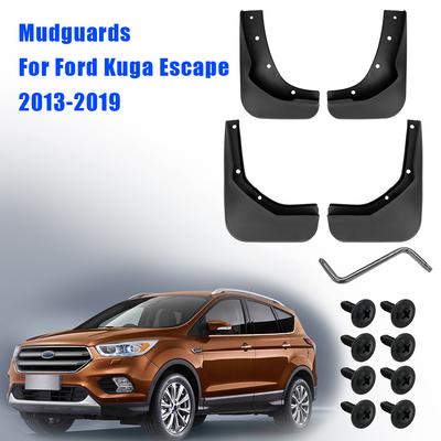 Guardabarros 4 piezas/juego Delantero Trasero Guardabarros de Barro Accesorios para Coche Para Ford Kuga Escape 2013-2019 Guardabarros