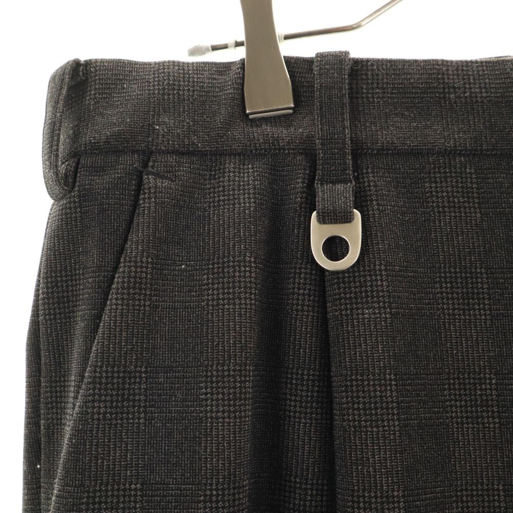 Milok made in Japan Check Pattern Tapered pants M gray stretch Men's Used
