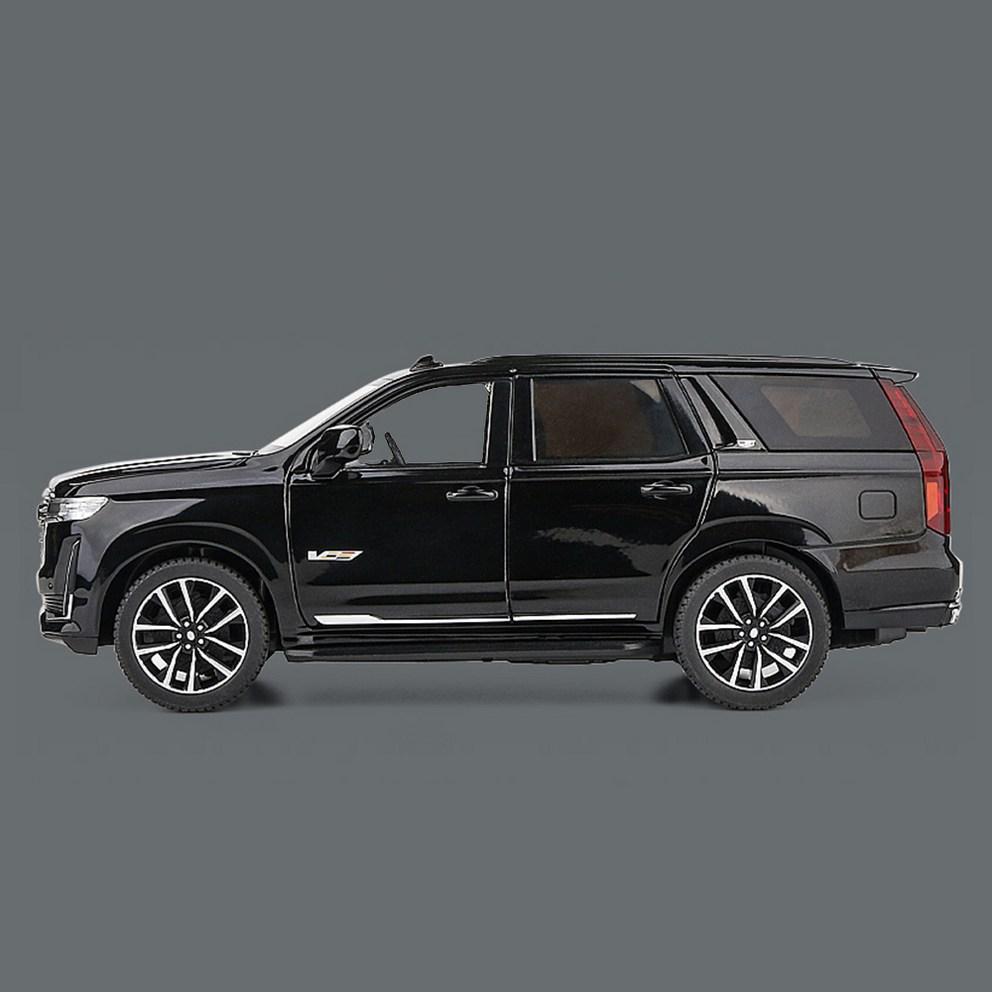 1:24 Druckguss Cadillac Escalade 5. Generation SUV Legierung Rückzieh-Auto Modell, Weiß