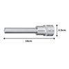 TONE Long Hexagon Socket 10mm Hexagon Size HP4H-10L, 12.7mm (1/2") Drive,