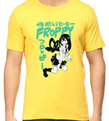 

Froppy Tsuyu T Shirt My Hero Academia Manga Naruto Anime Vigilantes Smash GT168 S