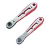 Bidirectional Ratchet Wrench Set with 10 Replaceable Screwdriver Bits High Hardness Durable Tool Kit for Professional Handymen