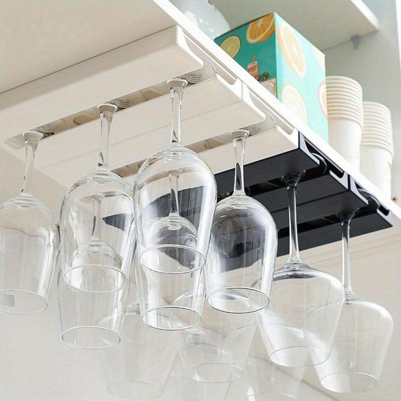 Bar Wine Glass Rack - No Drilling Cup Rack In Kitchen and Restaurant, Home Wine Glass Inverted Rack, Red Wine Glass Hanger