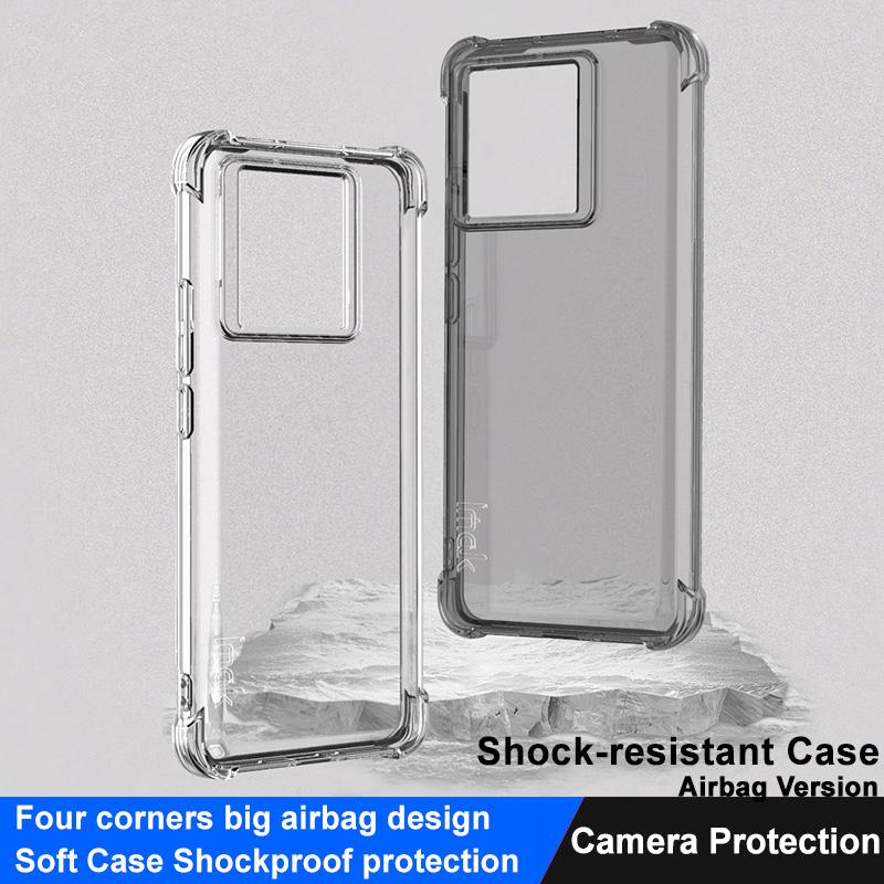 IMAK For Xiaomi 13T/13T Pro Airbag Corner Drop Protection Phone Case Transparent TPU Cover