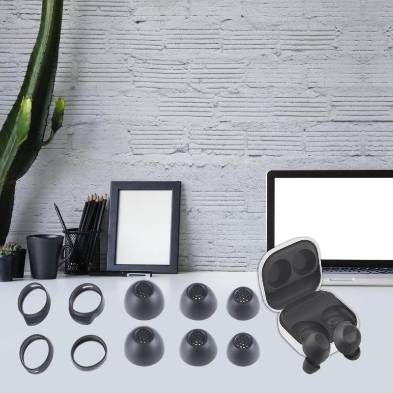1Set Silicone Eartips Set  for Buds FE Wireless Earbuds Enhances Sound Easy Installs 4 Size
