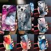 Beachy Pastel Abstract Painting Phone Case For iPhone 16 Pro Max 11 12 13 14 15 Pro Mini XS X XR 16 Plus 16e Cover Coque