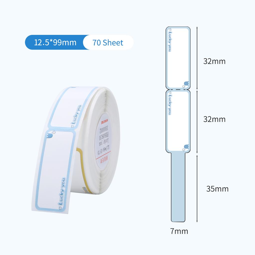 Niimbot Thermal Cable Label Paper for D11 D110 D101 Label Printer Barcode Price Size Name Blank Labels Waterproof Tear