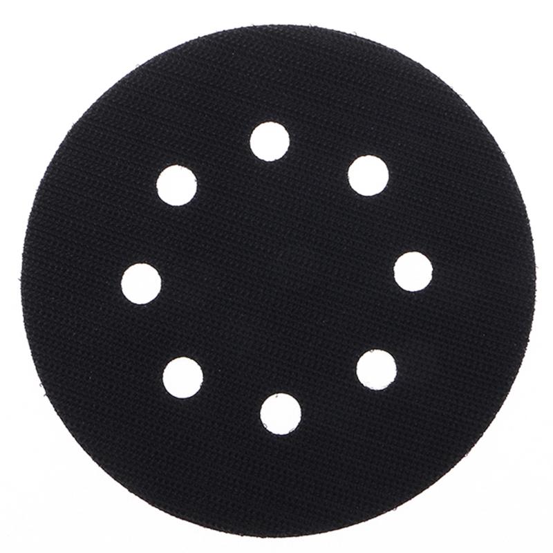 6 Pieces 5 Inch 8 Hole Sanding Discs Wet Dry Sanding Discs Flap Disc for Die Grinder Surface Prep Strip Grind Polishing