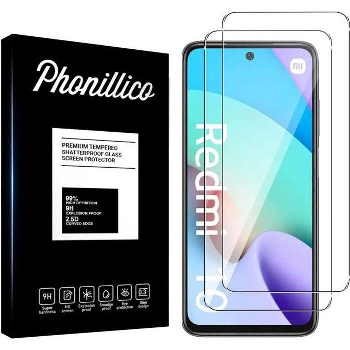 Protective Film - Phonillico® - Xiaomi REDMI 10 4G - Pack of 2 - Tempered Glass - Scratch-resistant