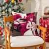 Anime High School Dxd-Beautiful Pillow Case Silky Short Plush With Invisible Zipper Dustproof Sofa Cushion Cover For Home Decor