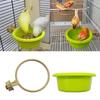 Hanging Bird Bath Bowl Parrots Bathtub Bath Shower Box Cage Accessory for Small Birds Parrot Cockatiel Lovebirds Boxes