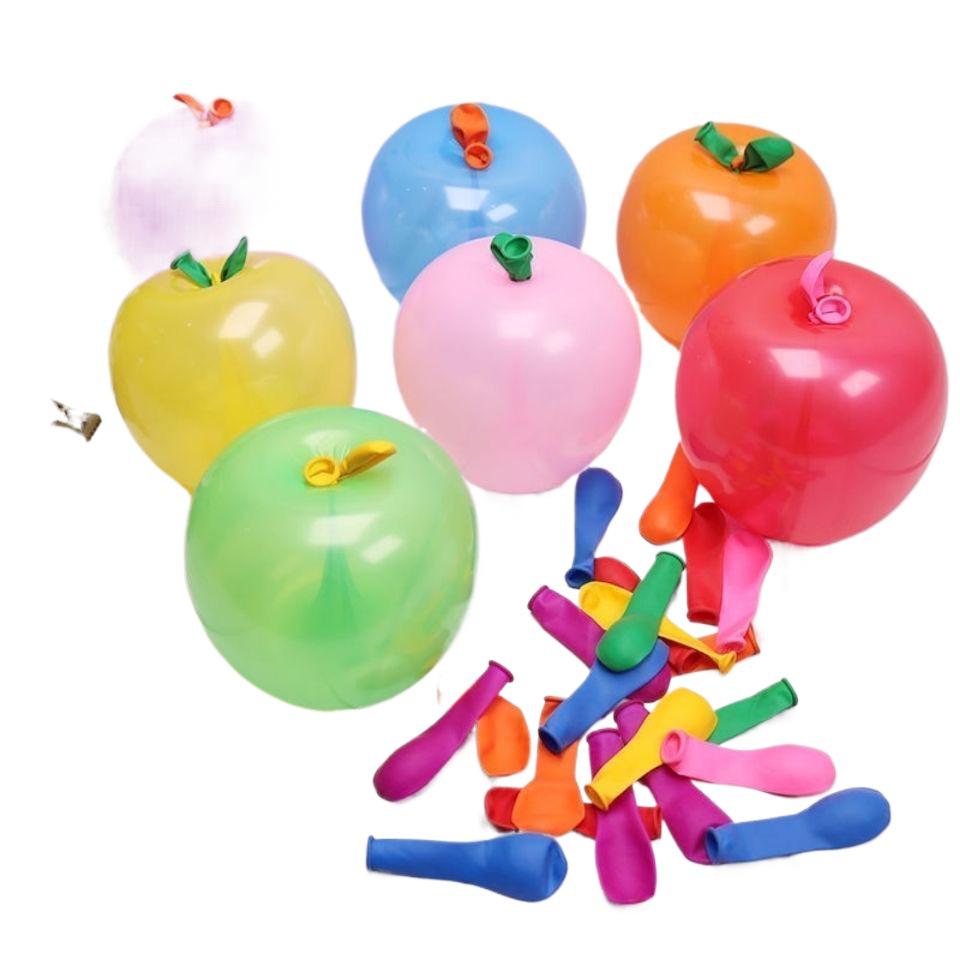 500-Balloon Water Dart Target Set for Kids - Apple-Shaped, Includes Cloth
