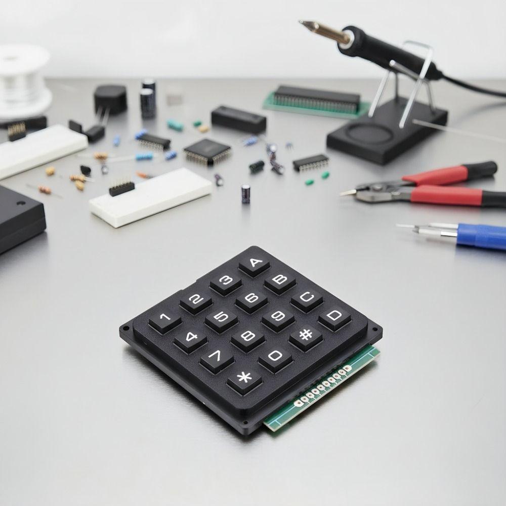 16 Keys Numeric Keypad 4x4 External Keypad Practical Keyboard Modules  DIY Electronics