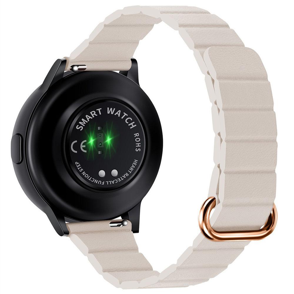 22mm Slim Magnetic Strap for Huawei Watch GT 6/5/5 Pro/4 46mm Microfiber Leather Watch Band Reverse Buckle Design