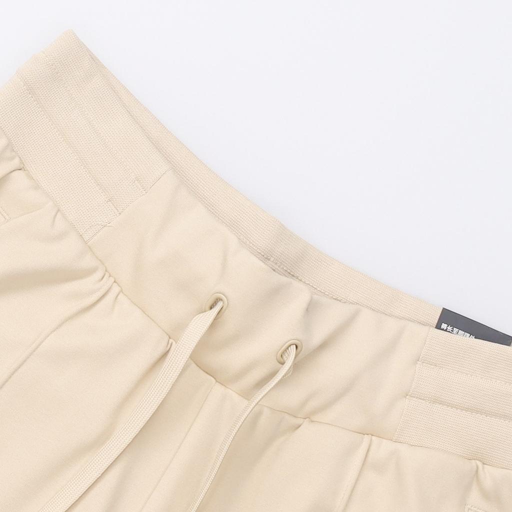 adidas Solid Color Logo Embroidered Joggers Women Bottoms Light-Brown HZ7062