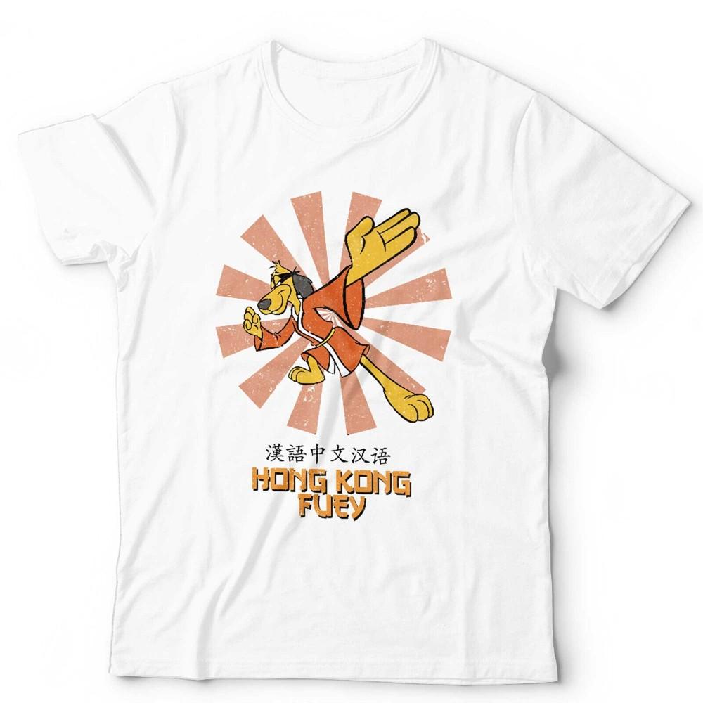 Hong Kong Fuey Tshirt Unisex Kids Vintage Retro Cartoon Animation 70s 80s