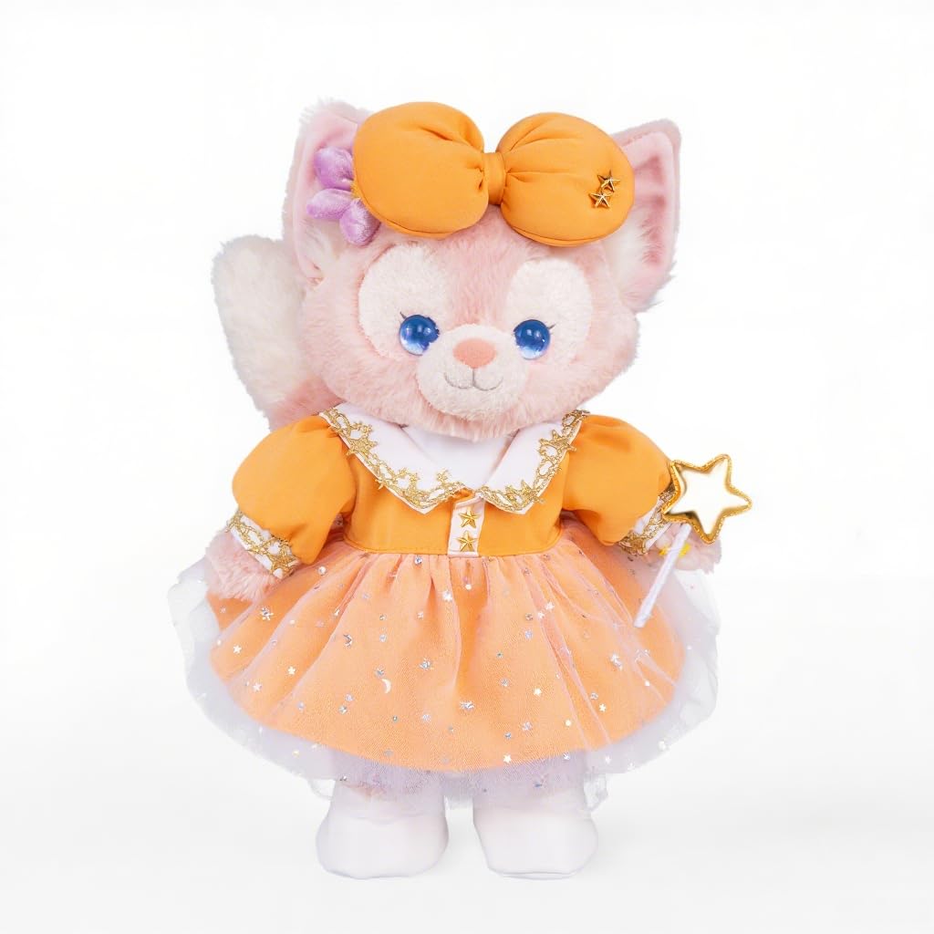 Duffy's new friends, Linabelle and StellaLou, star-patterned orange costume, interchangeable, size S (no accessories included) [Used]