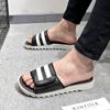 Summer Men Slippers Flat Shoes Indoor PVC Flip Flops Non-slip Bathroom Slides Beach Sandals Home Slippers Zapatillas De Hombre