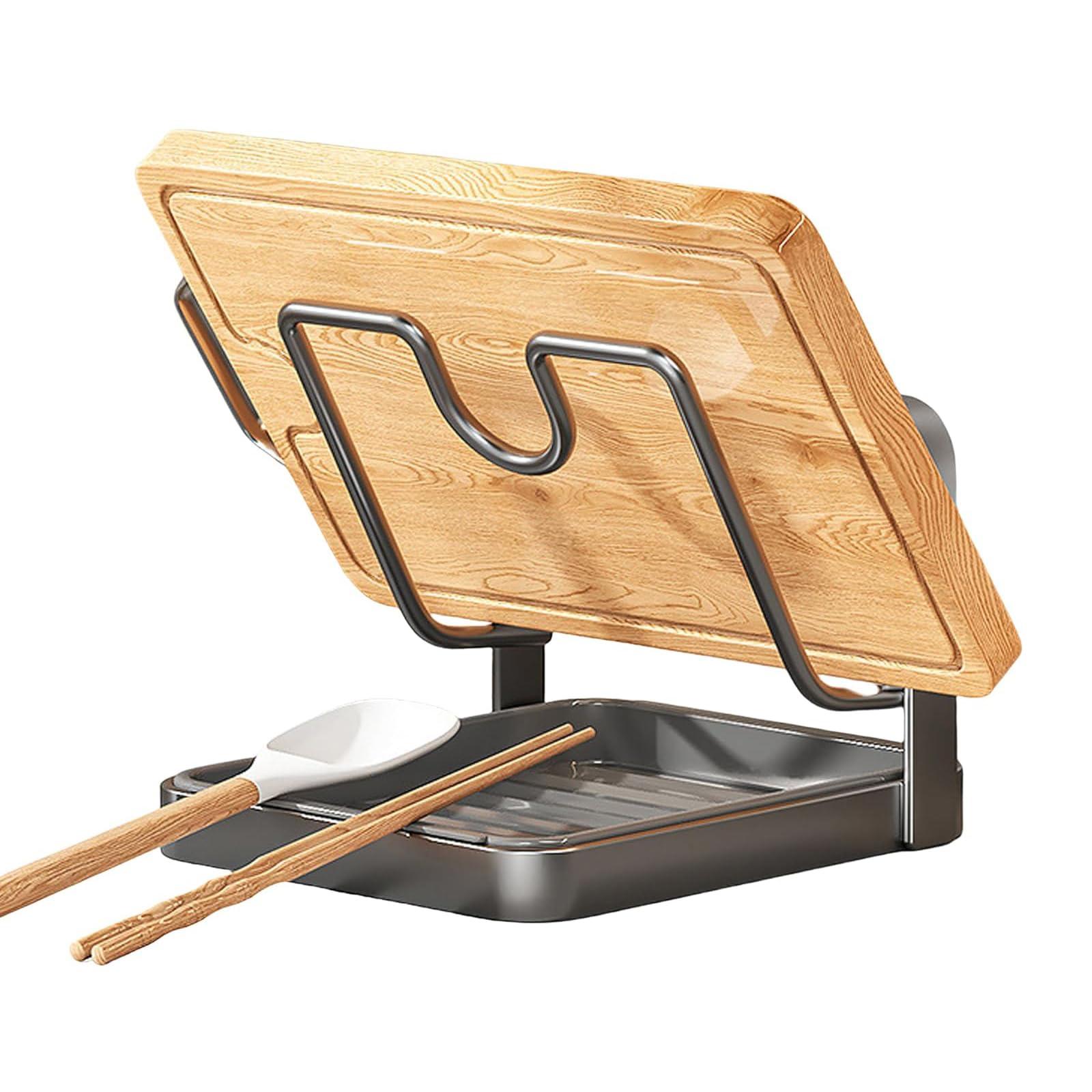 

Home Multifunctional Kitchen Pot Cover Rack Cutting Board Rack Spatula Storage Rack One Size