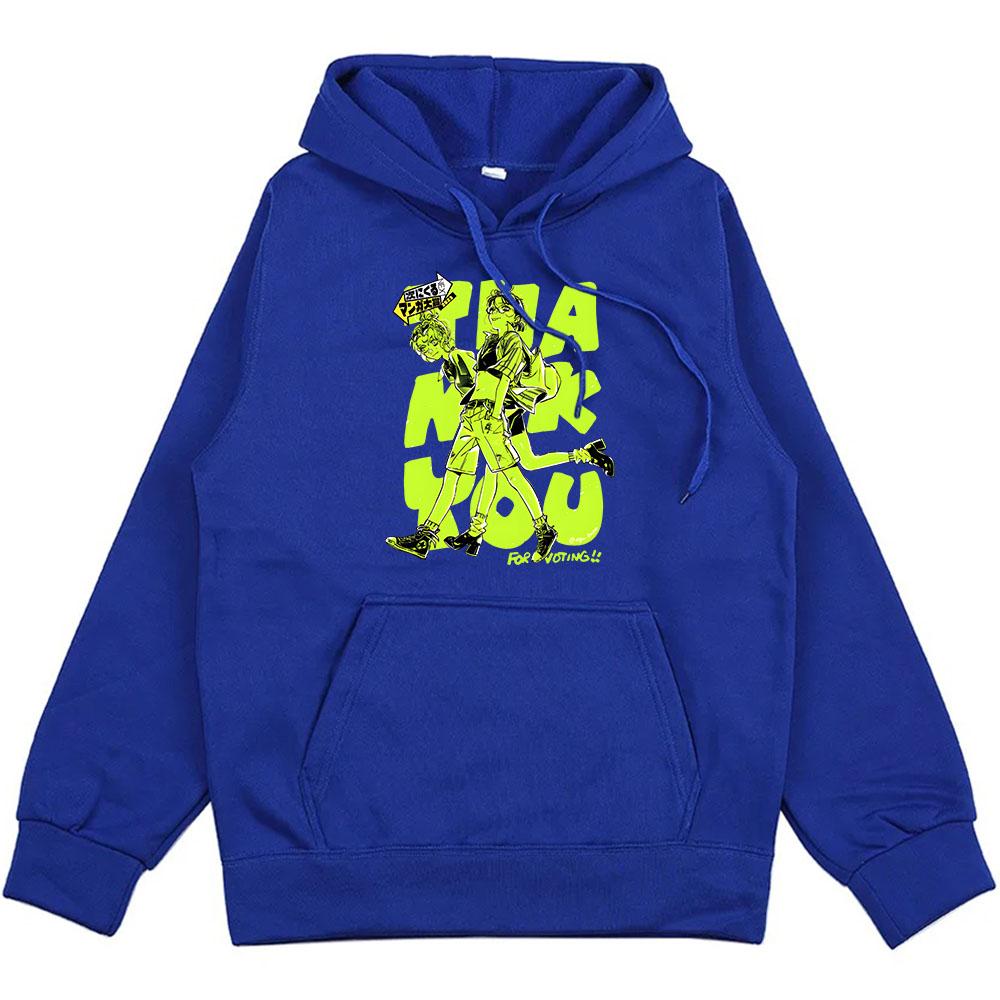 Manga Graphic Hoodies She Wasn't A Guy Comic Printing Pullovers The Guy She Was Interested in Wasn't A Guy At Sweatshirts