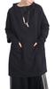 Gold Japan Plus Size Tunic with Faux Long High Finger and Perfect for Fall and Size Women's Layering, Sleeves, Neck, Holes, Pockets, Winter, 3L,