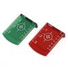 2Pcs Red/Green Line Beam Distance Plate Double Scale Magnetic Target Plate  For Line Lasers