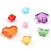 20-50pcs Candy Colored Acrylic Beads Pumpkin Star Butterfly Shape Loose Spaced Beads For DIY Fashion Bracelet Keychain Accessory