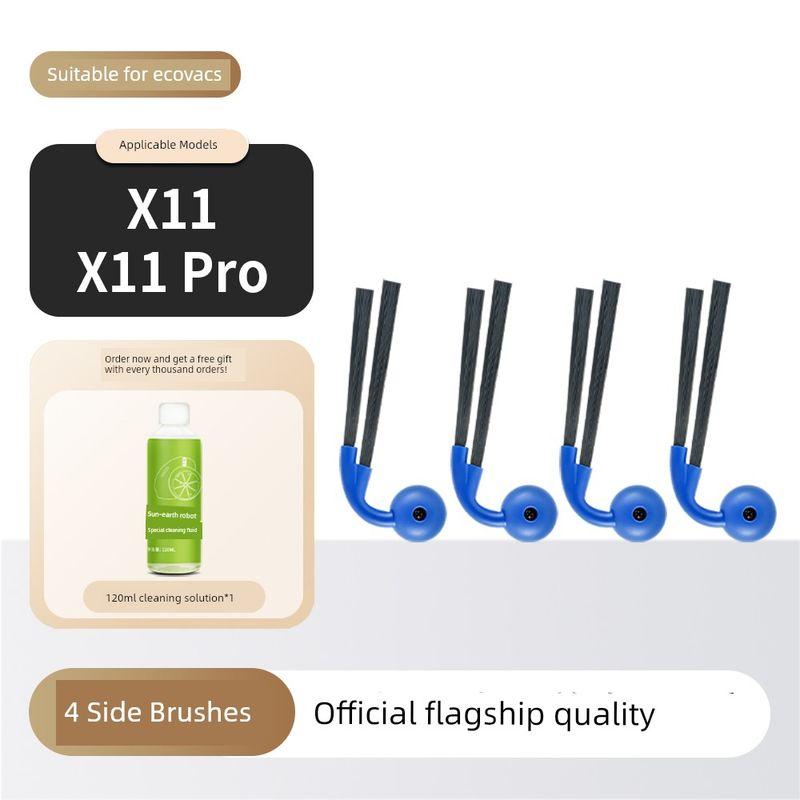 Suitable for Ecovacs X11 Sweeping Robot Accessories Pro Side Brush Roller Brush Filter Mop Dust Bag Cleaning Fluid Consumables