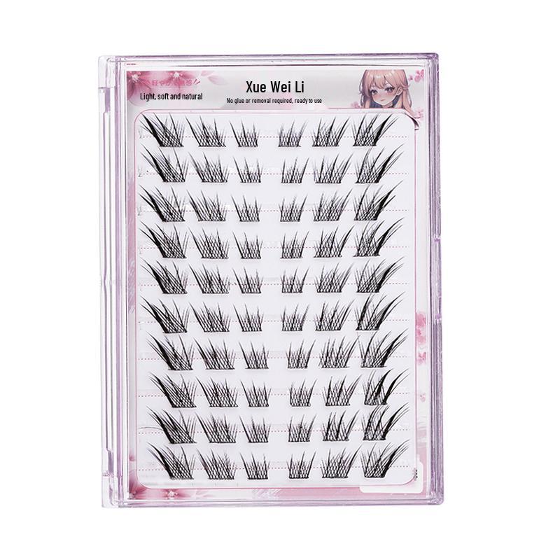 

Xuelili Self-Adhesive Fox-Eye False Eyelashes - Natural Style Su Daji Simulation